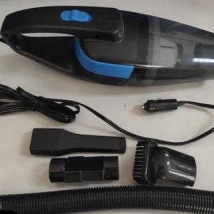 China DC12V Handheld Car Vacuum Cleaner With Cigarette Lighter LED Lamp Plastic Black supplier