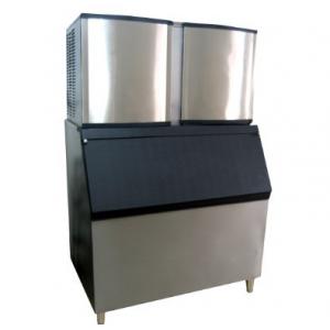 China 1 Ton / 24h Air Cooling Ice Making Machine For Milk Tea Shop supplier