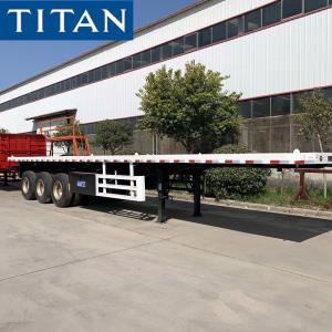 TITAN tri axle 20/40ft flatbed trailer for sale in California