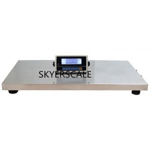China 900×600mm 300kg Animal Floor Weighing Scales Powder Coated supplier