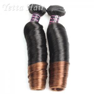 100% Grade 7A Natural Indian Hair Weave , Dark Brown Hair Extensions