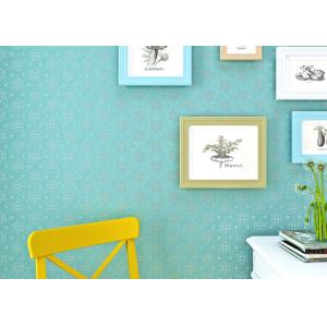 Cadmium Green Simple Style Childrens Bedroom Wallpaper Modern Wall Covering