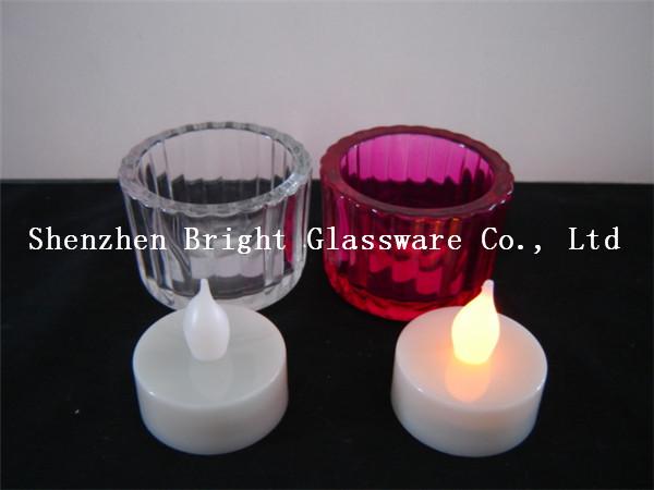 Perfect Design small glass candle holder for decoration