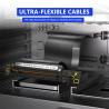 China Câble Riser PCI E Personnalisé 16x Blindé pour GPU wholesale