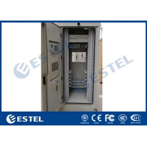 China IP55 Two Doors Air Conditioner Cooling Outdoor Telecom Cabinets With Camera Built-in supplier