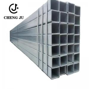 Aluminum Steel Hollow Pipe Hot Dip Gi ERW Steel Box Section