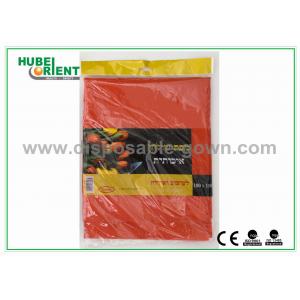 Breathable Polypropylene Disposable Table Cloth / Black And White Tablecloth For Hospital