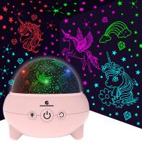 China RGB Dinosaur Unicorn Star Projector Night Light Rotatable Multipurpose on sale