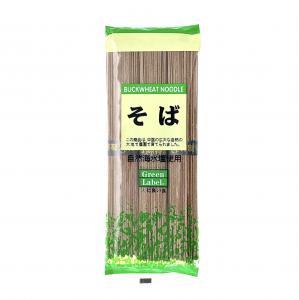 China Oem Udon Noodles Soba Low Fat Black Japanese Style Dry Weight Loss 300g Buckwheat Flavor supplier