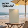 China Home Smooth Moisture Proof Gypsum Board With Waterproof Core wholesale
