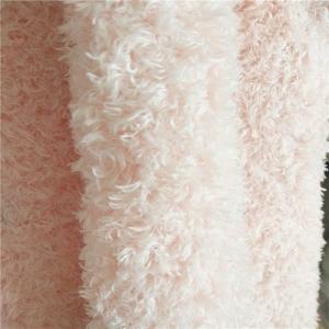 YARN DYED Knitted Plain 100%poly Plush Fabric for Making Teddy Bear Tricot 15-20 Days