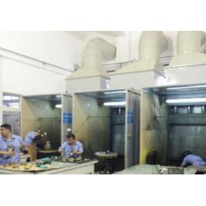 China Nickel Chromium Accessories Electroplating Production Line Aviation No Pump Spray Paint Room supplier