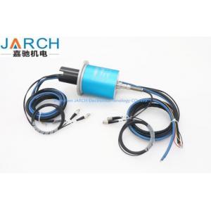 China MM  fiber optic slip ring / electrical connectors with chariot rotating tower car body console supplier