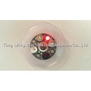 China Round Flashing Sound Recording Module Waterproof For Kids Clothing Shoes Pillow supplier