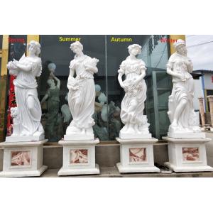 Outdoor garden marble stone statues four season marble sculpture stone carvings,China stone carving Sculpture supplier