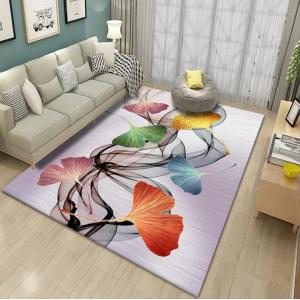 Colorful Maple Leaf Patterned Carpet For Household Bedroom Living Room