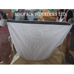 Circular / Tubular PP Woven Big Bag FIBC With Zipper Closure Super Sack