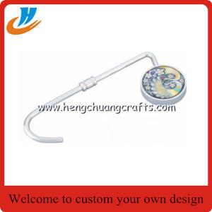 China Bag hook customized,metal purse bag hanger OEM/ODM design bag hook supplier