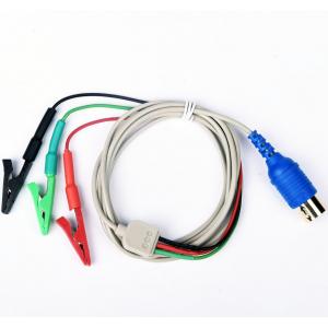 EMG Shielded Alligator Clips With 3 Alligator 5 pin Din Connector Cable