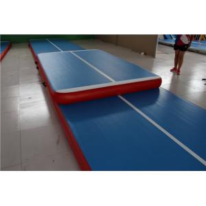 China 12m Inflatable Gymnastics Track , Blow Up Tumbling Mat CE Approved For Sports supplier
