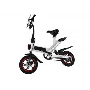China Green Lightweight Electric Bike , Electric Fold Up Bicycle High Performance supplier