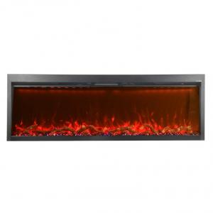 1240mm Built-in Living Room Stove 3 Brightness Levels Decorative Insert