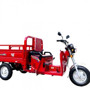 DAYANG 201-250cc Air-cooling Engine Gasoline Open Type Red Motorized Passenger Tricycle