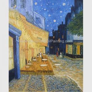 China Van Gogh Cafe Terrace At Night , Countryside Van Gogh Canvas Reproductions supplier