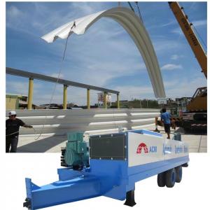 China 0.8-1.5mm Thickness ACM No-Grid 914-610 K Span Arch Roof Machine With 36 Meters Proper Span supplier
