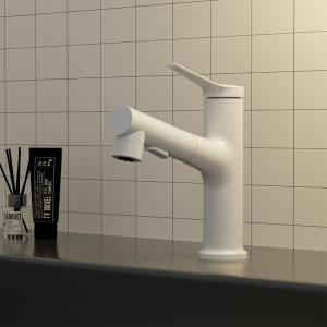 ODM Copper Metered Bathroom Faucet Tap Washbasin Dual Mode