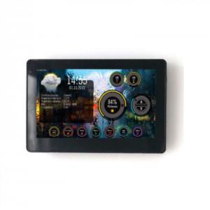 China Smart Home IP Video Door Control 7 Inch Wall Mounted Android POE Touch Panel With RS485 LED Light supplier