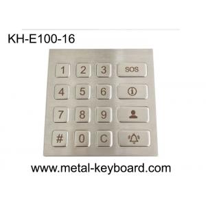 Kiosk Metal PinPad with Water - Proof Vandal resistant Keypad