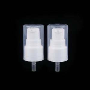 China 24/410 PP Over Cap Treatment Pump Plastic Dispenser Pump for Disposable Beauty Products supplier