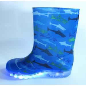 2016 New Design with light Children Cute Rain Boots