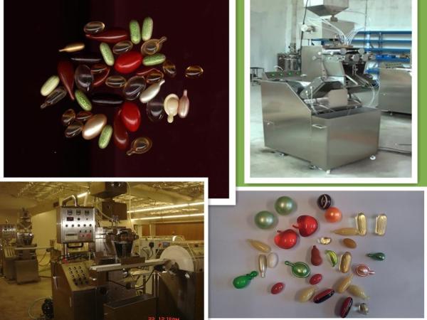 Máquina automática de la encapsulación de Softgel con la alimentación de tierra