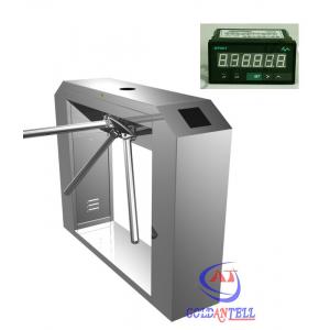 China Rfid Card Tripod Turnstile Gate With Counter For Visitor Magement System supplier