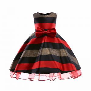 Sukienki Dla Dziewczynek Vestidos De Novia 2020 Elsa Costume Lol Dress Horizontal Stripes Flower Girl Dress Sukienka Dzi