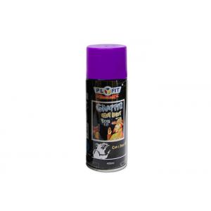 Non Toxic Acrylic Lacquer Paint For Wood Surface , Eco - Friendly Purple Glitter Spray Paint ing on the wall