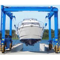 China 5m/Min Marine Traveling Lift Boat Hoist Yacht Crane 5 - 1000 Ton Capacity on sale