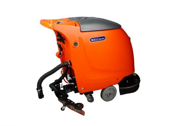 Colored Self Propelled Floor Cleaning Machines Warehouse Walk