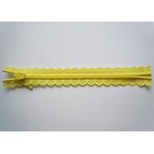 China Invisible Zipper Metal Lace Zipper For Wedding Dress / Girls Underwear supplier