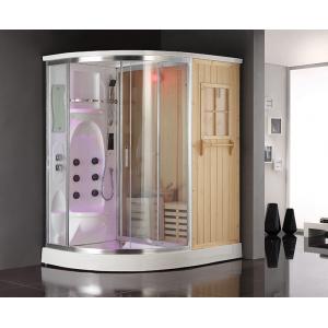 China Wet Steam Bathroom Shower Enclosure Sauna Ozone Disinfection supplier