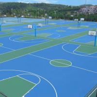 Acrylic Rubber Multi-purpose Sport Court Flooring Badminton Court Flooring Surface
