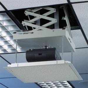 China Ceiling Mounted 200cm automated projector lift , motorised projector lift 110v - 240v supplier