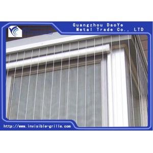 China Invisible Stainless Window Grills , Modern Look Interior Window Grills For Clear View supplier