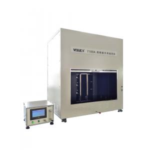 China 0～999. 9S Vertical Flame Test Chamber Aircraft Materials Fabric Burning Test supplier