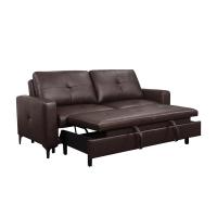 China modern design genuine leather sofa bed 3 seater living room sofa cum bed factory wholesale on sale
