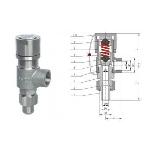 China Spring Micro Safety Pressure Reducing Valves with Stainless steel / F6  Steillie Trim supplier