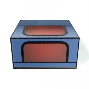 Portable Blue Laser Engraver Enclosure Box 180V - 240V Plug 5V - 5.2V 1A