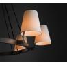 China Corniche Modern Brass Circular Chandelier with Adjustable Height for Indoor Rooms wholesale